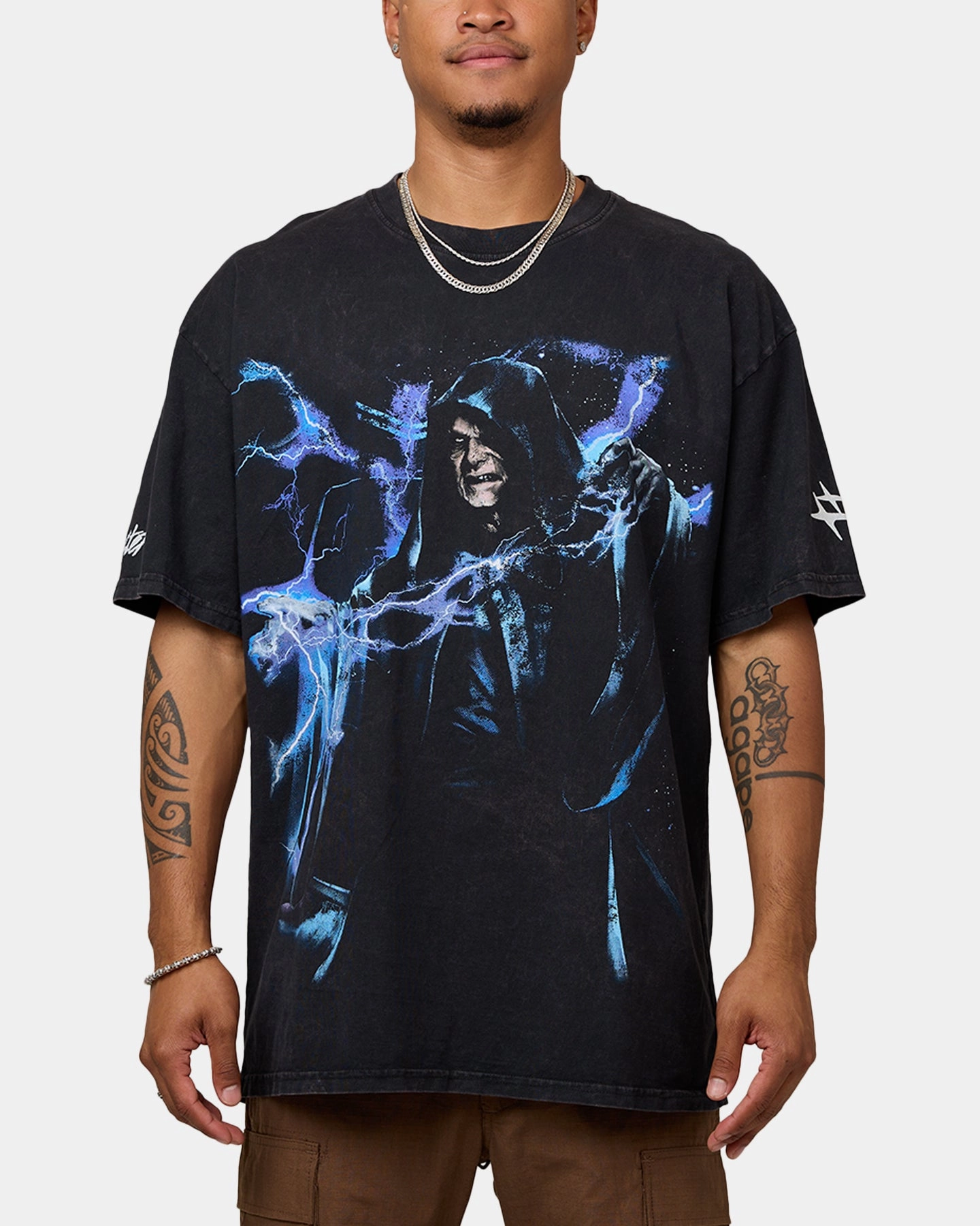 Star Wars Darth Sidious T-Shirt Black Wash Affordable accessibility