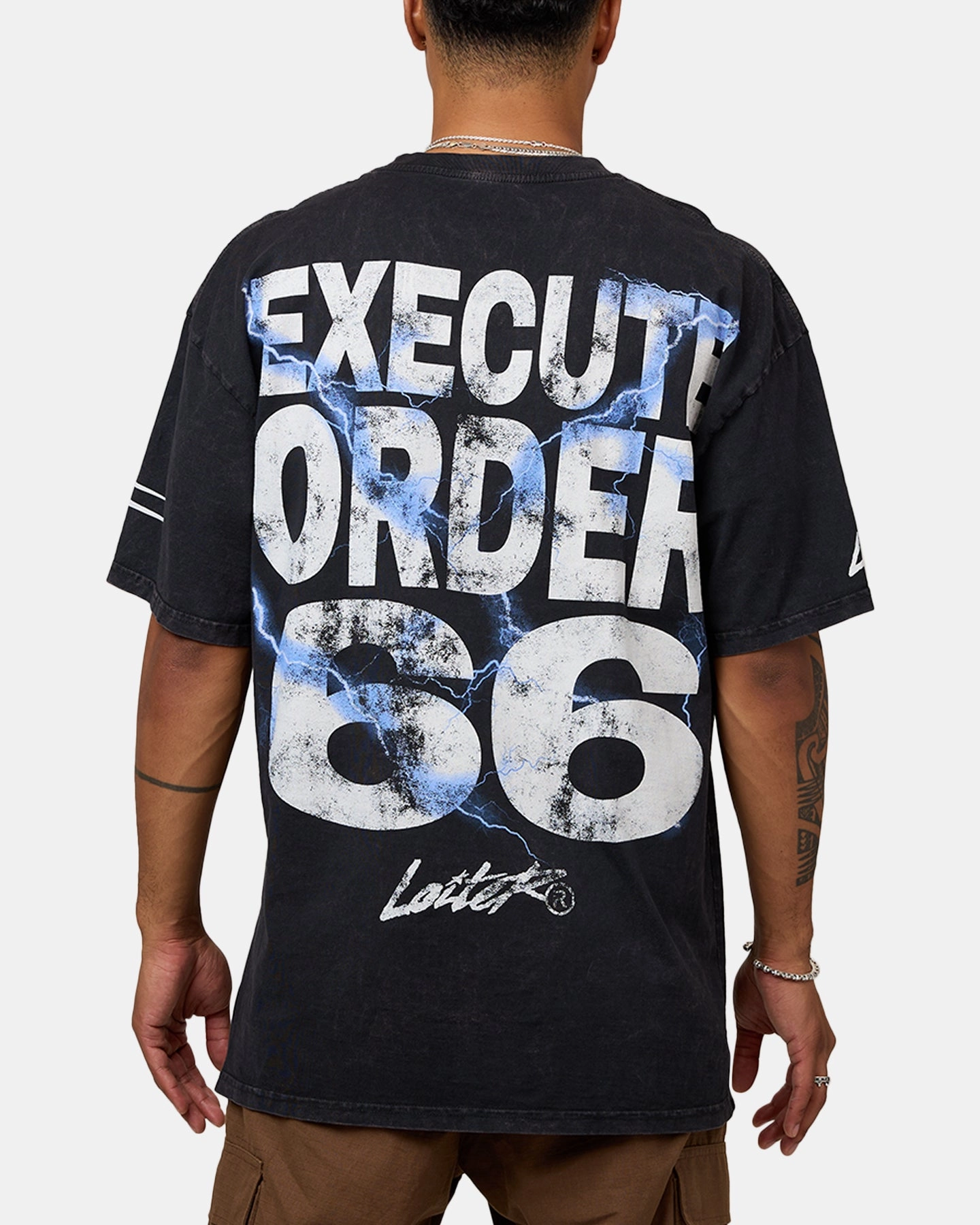 Star Wars Darth Sidious T-Shirt Black Wash Bohemian