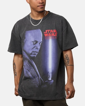Star Wars Episode III '05 Heavyweight Vintage T-Shirt Black Wash Modern Casual