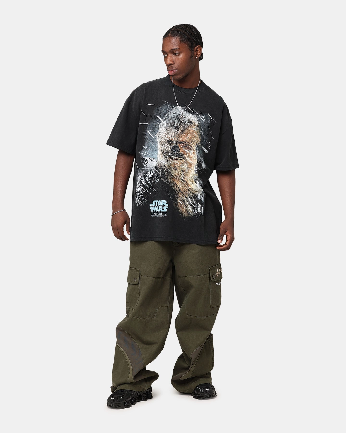 Star Wars Episode V '80 Heavy Vintage T-Shirt Vintage Black RibbedNeckBanding Soft Touch