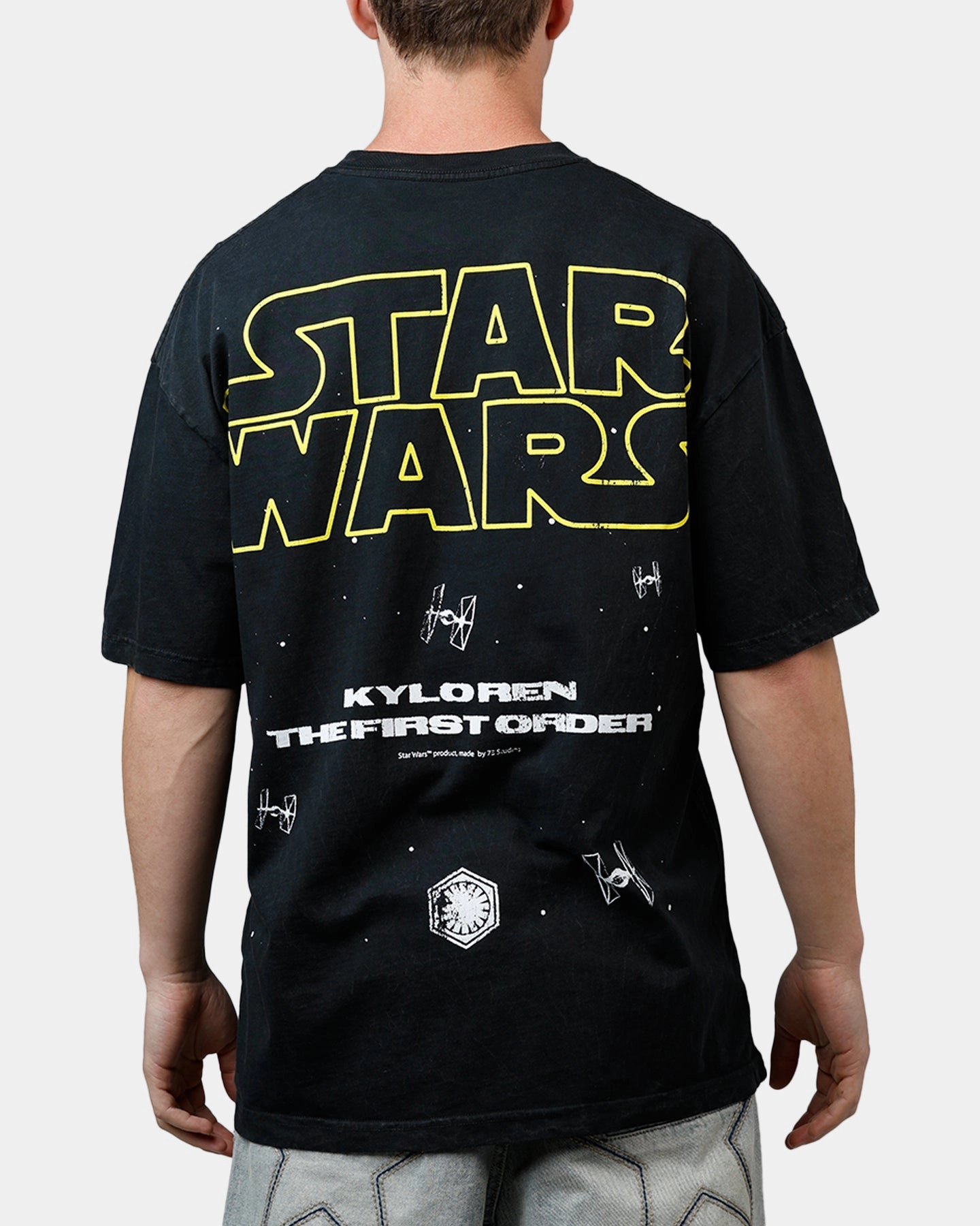 Microfiber Blend Star Wars Order 66 Vintage T-Shirt Black