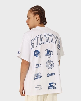 Starter Iconic T-Shirt White Outdoor Style Trend Timeless Layer
