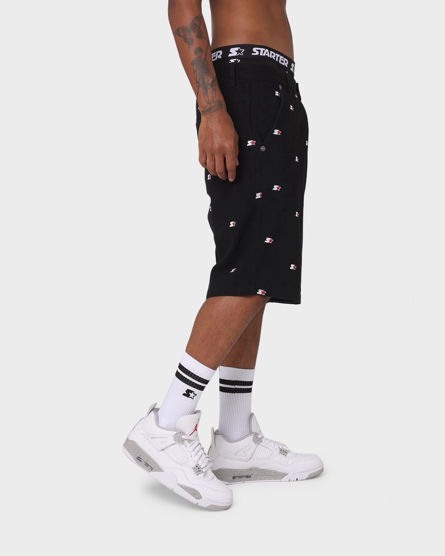 Starter Star Gazer Relaxed Chino Shorts Black vacation look jumpsuit