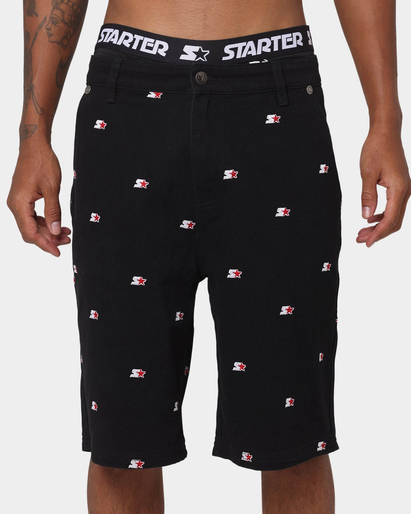 Starter Star Gazer Relaxed Chino Shorts Black housewarming gift
