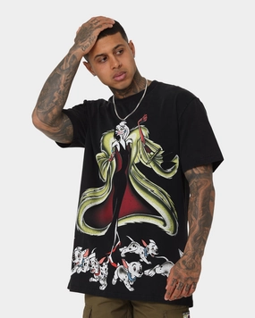 Disney Cruella Vintage T-Shirt Washed Black Active Wear