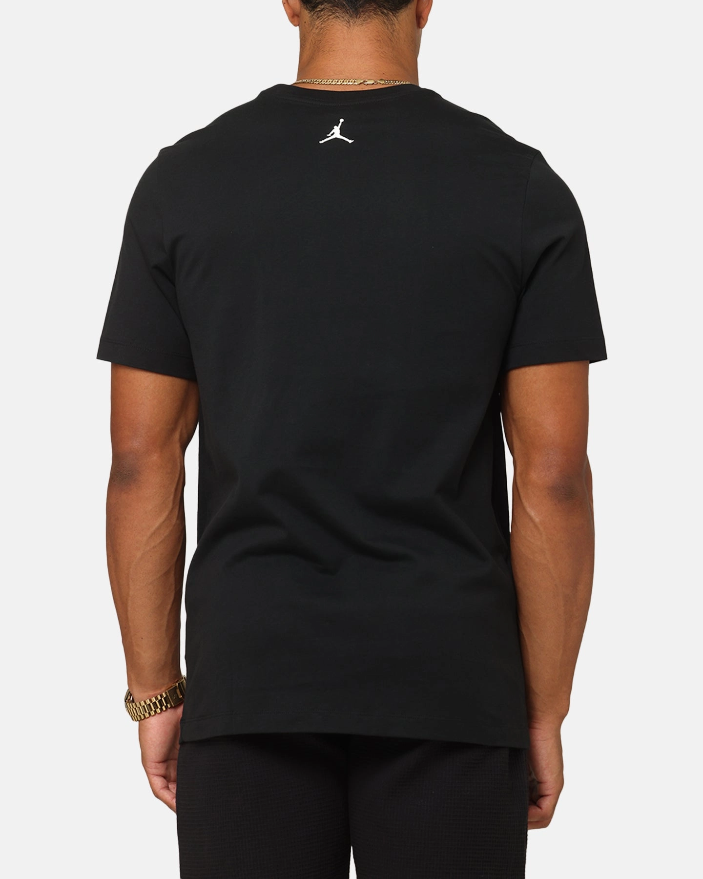 Fun Prints Classic Style Jordan Brand Photo Crewneck T-Shirt Black/Black