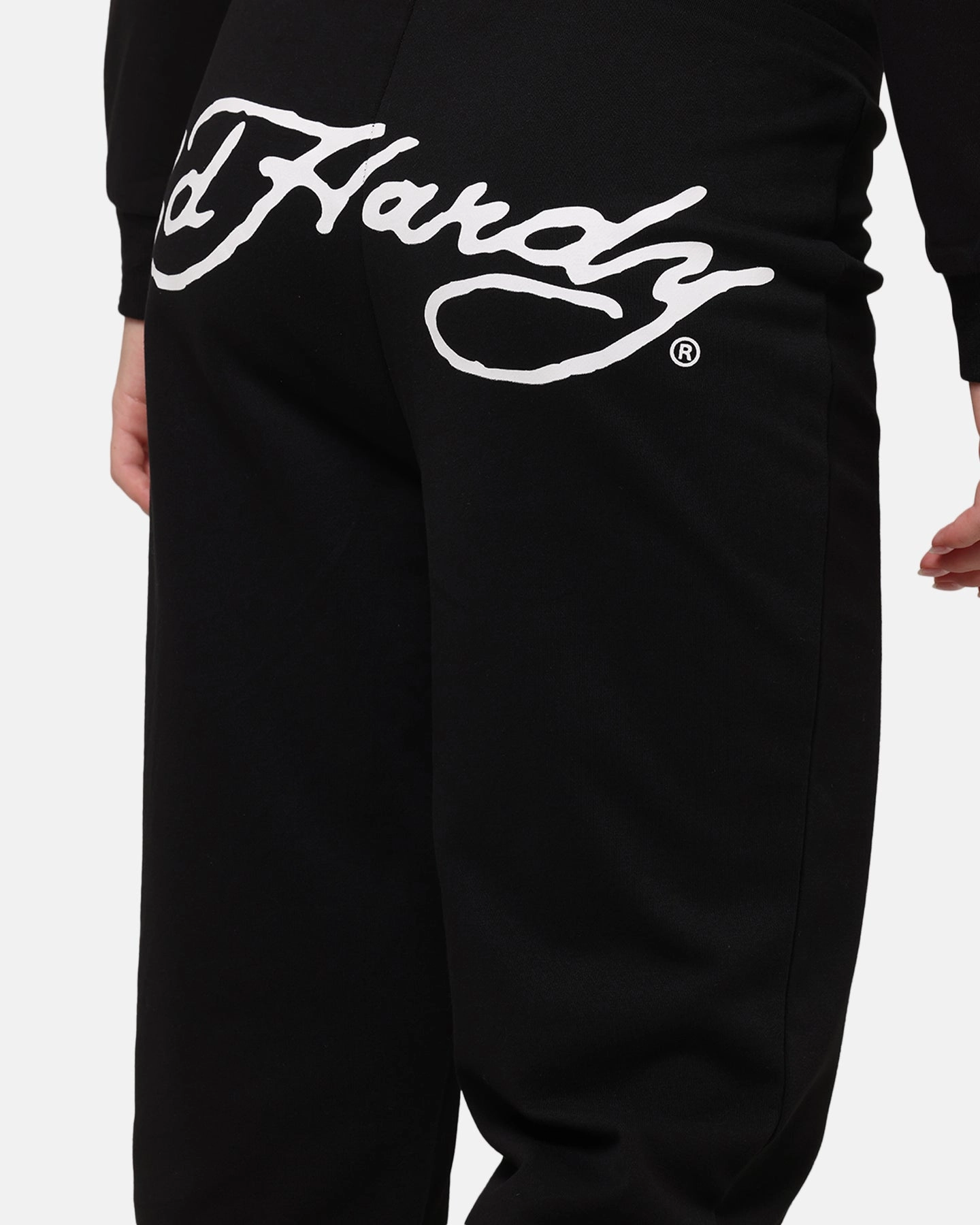 Ed Hardy Women's Flora Trackpants Black Premium Quality