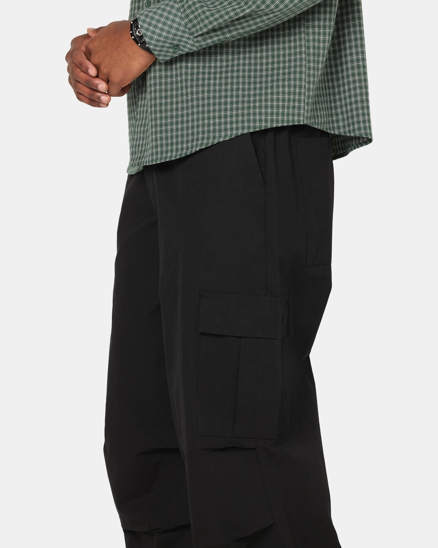 Comfortable Movement Carre Baggy Cargo Pants Black