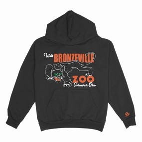 Sole Classics Visit Bronzeville Zoo Hoodie 'Black' Dynamic Motion Panels Adjustable Drawstrings