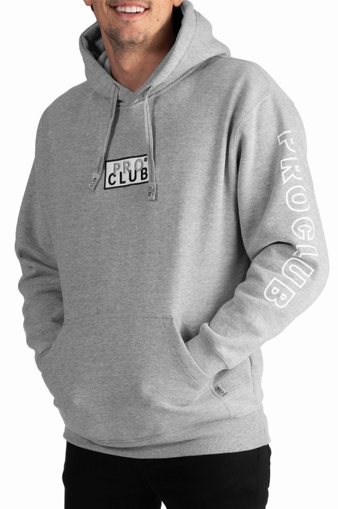 Stay Fresh Pro Club Men's Embroidered Logo Heavyweight Pullover Hoodie Anti Static Treatment suitable for professionals