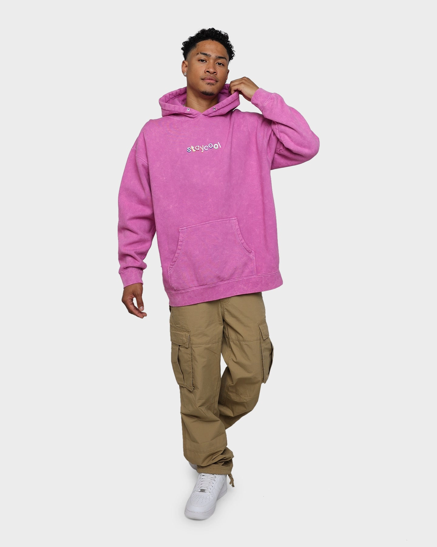 StayCoolNYC Classic Hoodie Magenta Animal Print Beach Holiday