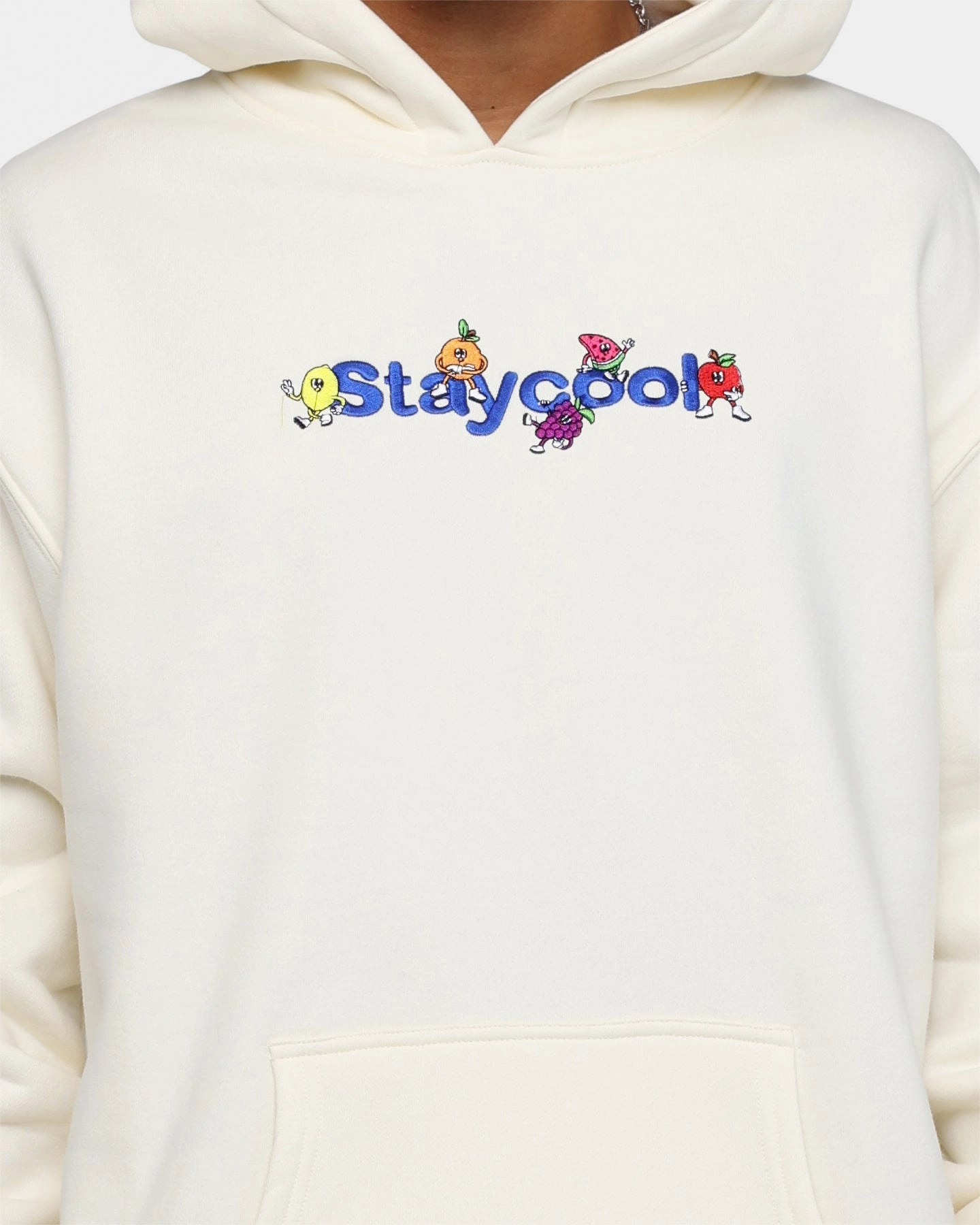 Layering Compatible Expose STAYCOOLNYC Fruits Hoodie Bone