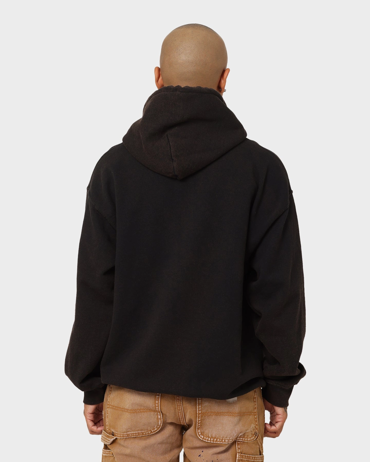 Party festival Goat Crew Green Skeleton Hoodie Black Wash