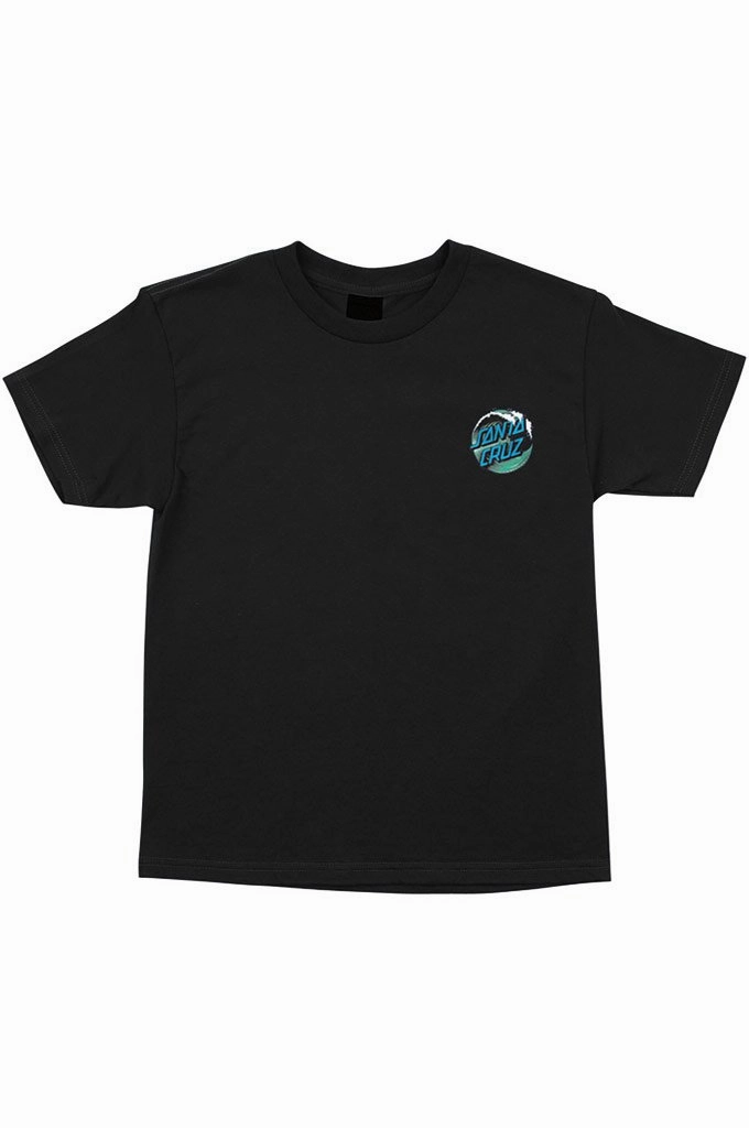 Santa Cruz Wave Dot Regular Youth Tee Breezy Comfort