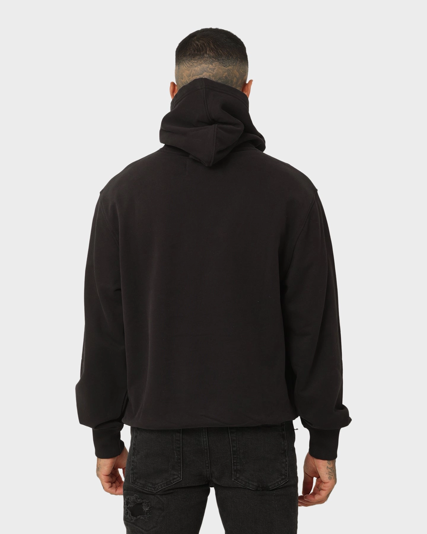 Outdoor Protection suitable for city tours Calvin Klein Micro Monologo Hoodie Ck Black