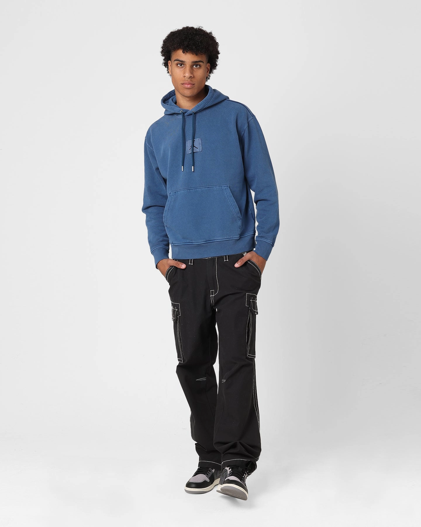 Performance Jacket Jordan Essentials Statement Washed Fleece Pullover Hoodie Sky J French Blue