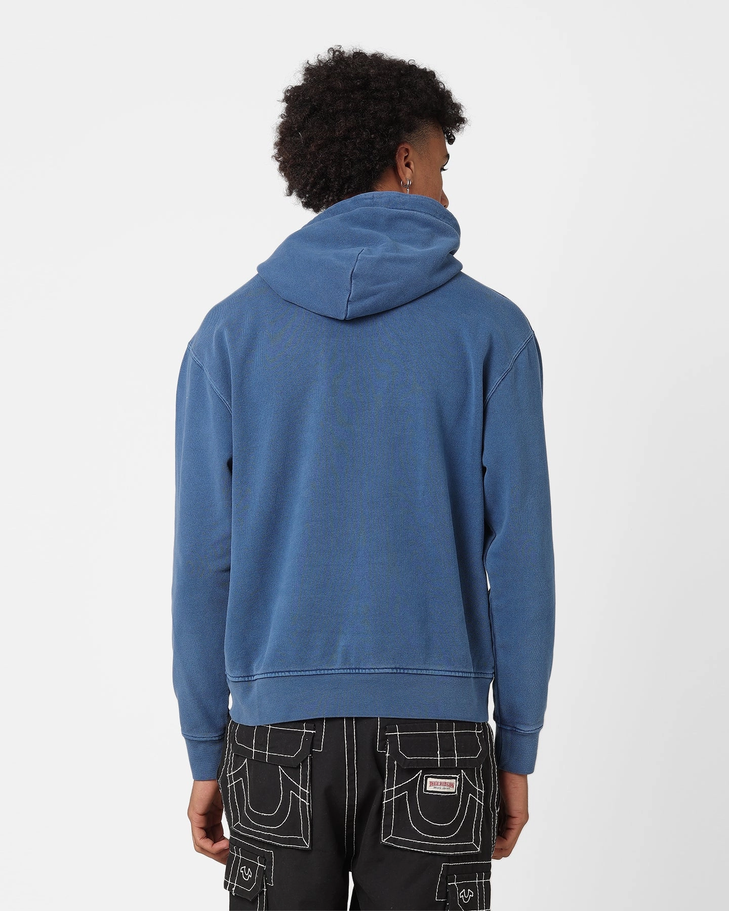 Jordan Essentials Statement Washed Fleece Pullover Hoodie Sky J French Blue Chance