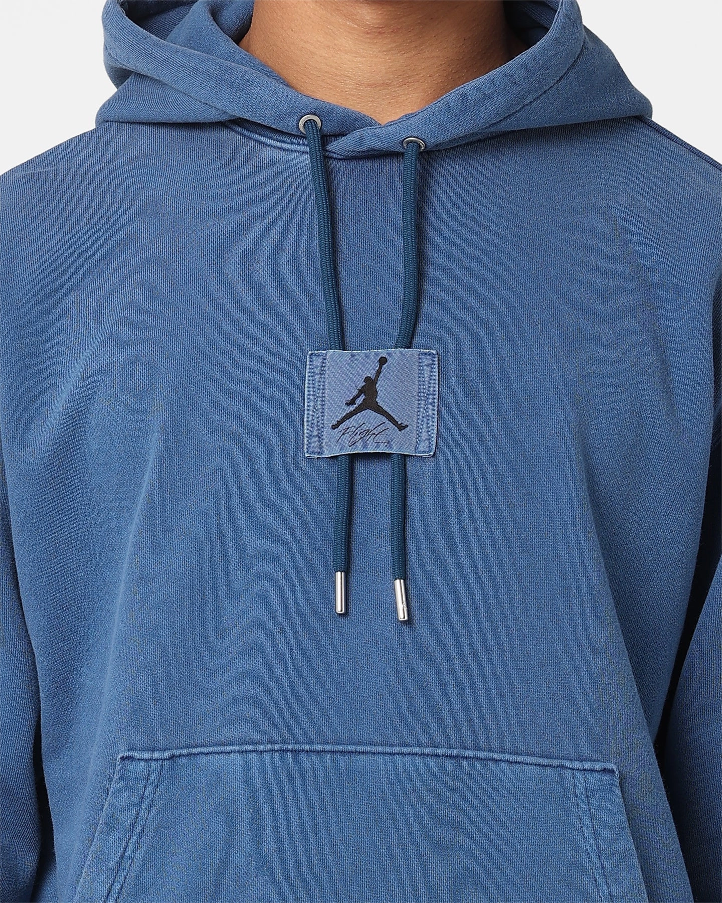 Commodity Practical Comfort Jordan Essentials Statement Washed Fleece Pullover Hoodie Sky J French Blue
