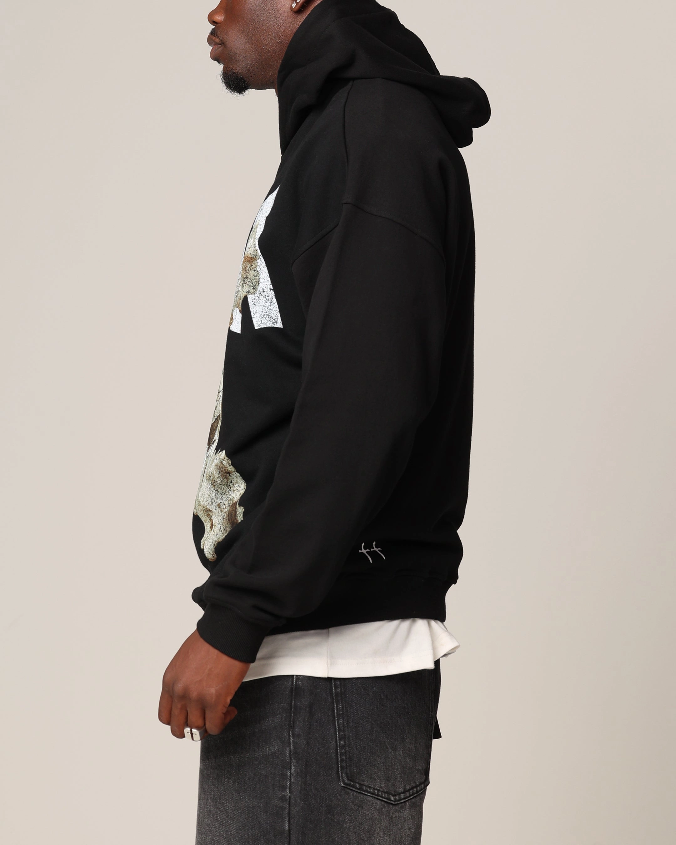 Quick Dry Fabric concert Saint Morta Dead Coffin Club Hoodie Black