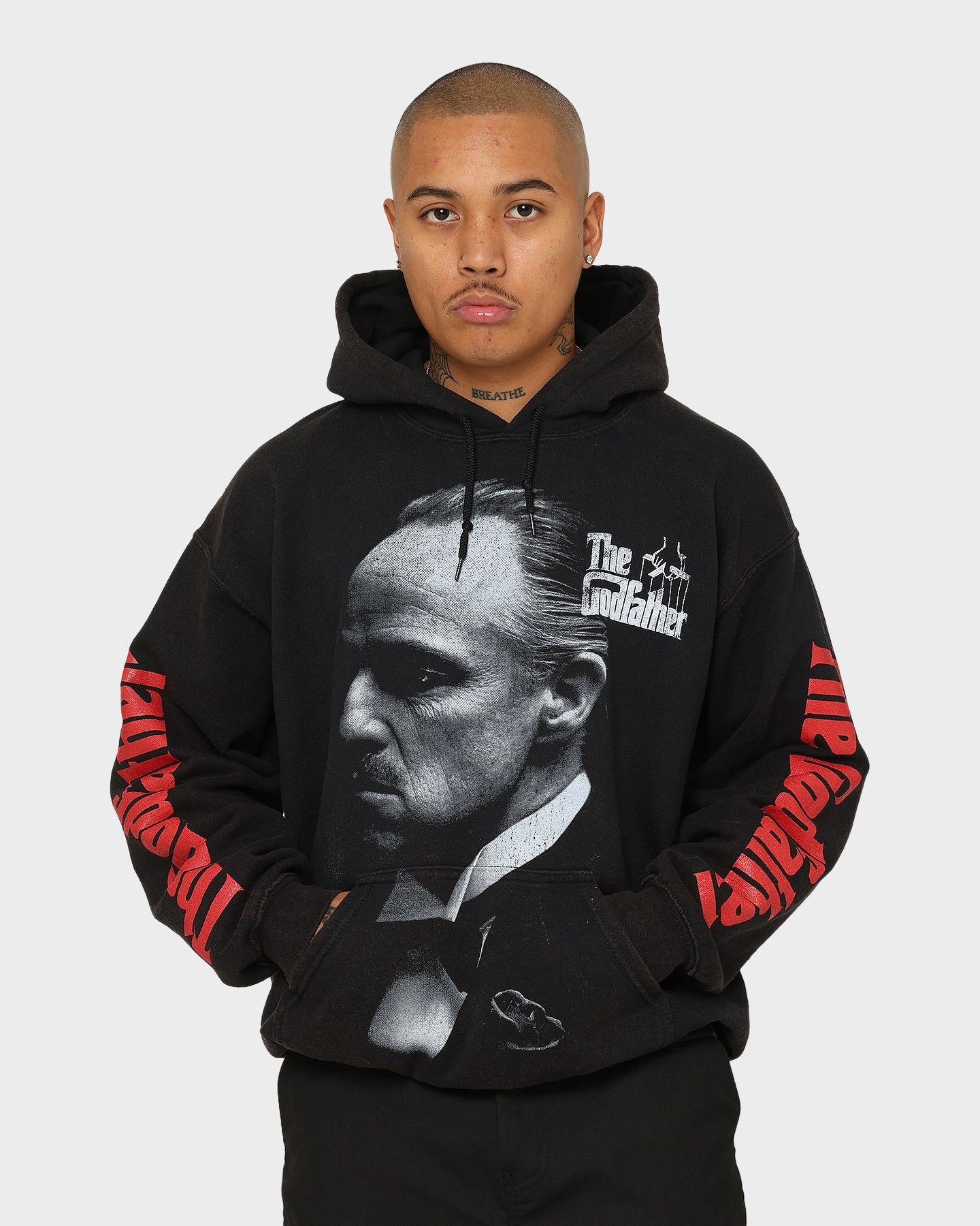 flight travel Outdoor Ease American Thrift X The Godfather The Godfather Vintage Hoodie Black Wash