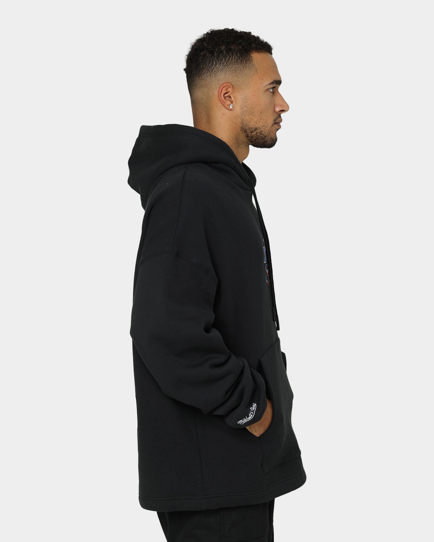 Medal NoiseReduced Closure System Mitchell & Ness Chicago Bulls Anniversary Hoodie Faded Black