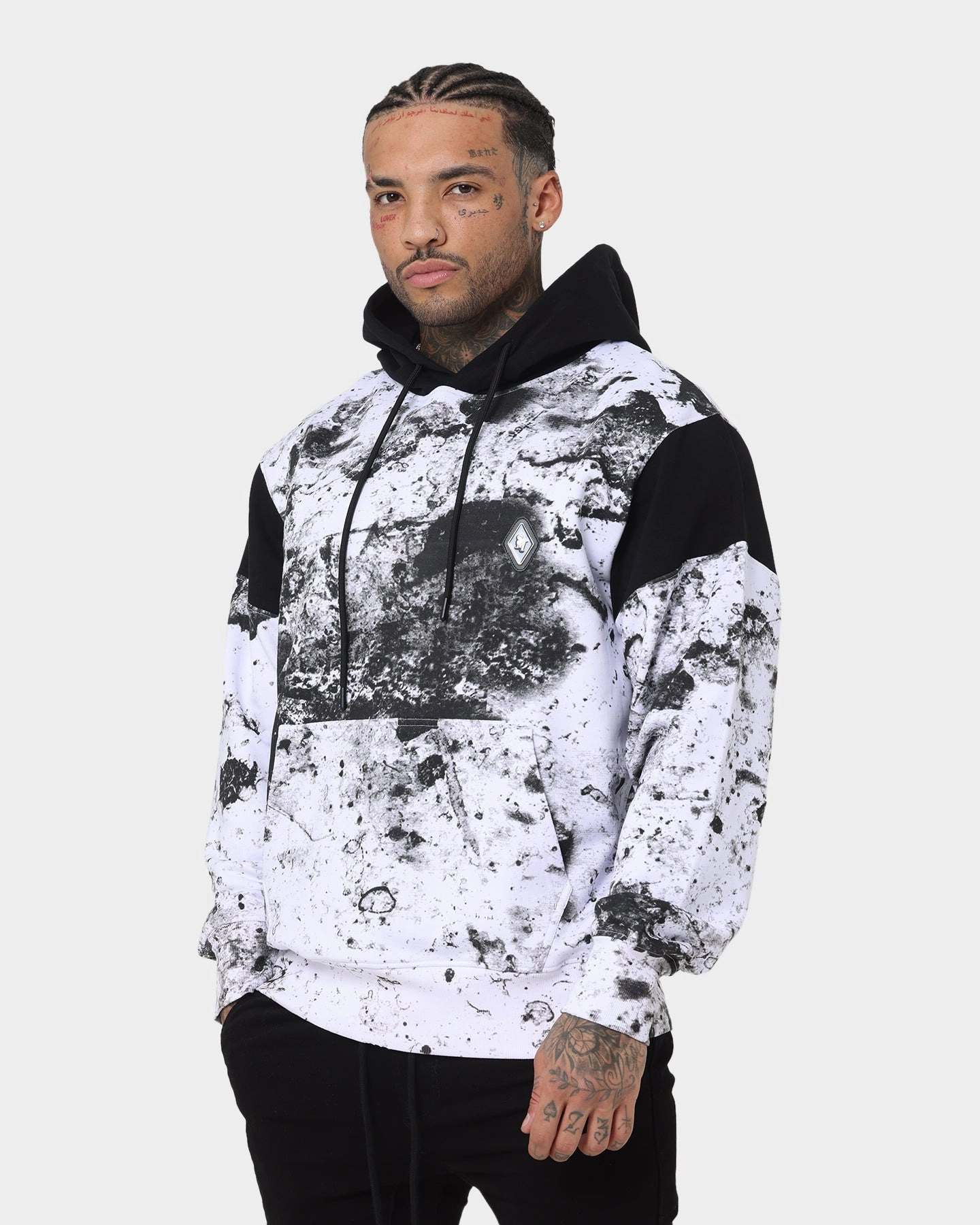 Saint Morta Acid Hoodie White/Grey/Black Generation