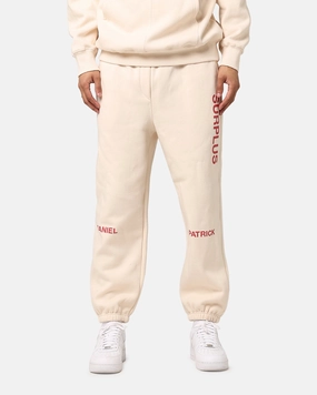 Daniel Patrick Surplus Logo Sweatpants Cream/Maroon Quick Fit