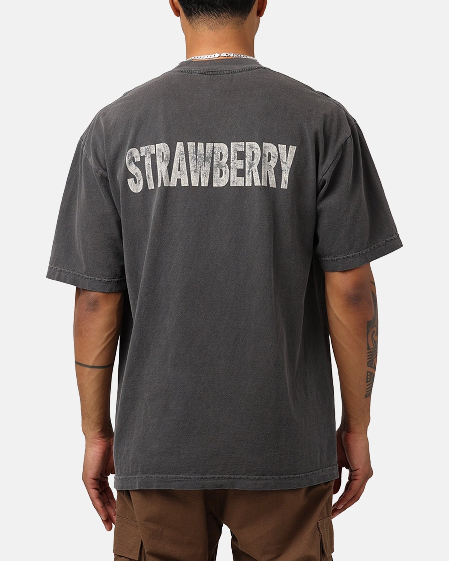 Strawberry St. Mary T-Shirt Vintage Black Trendy All-Day