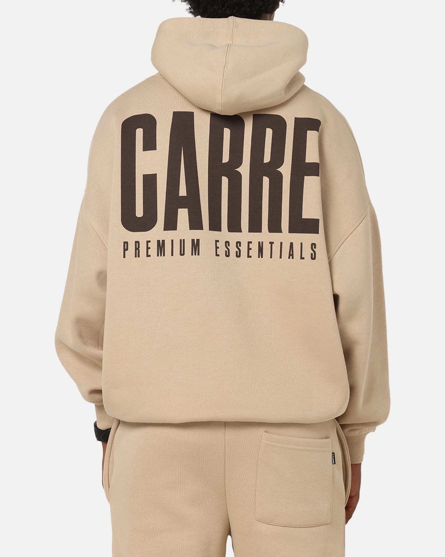 Benefit Carre Premium Essentials Hoodie Light Brown