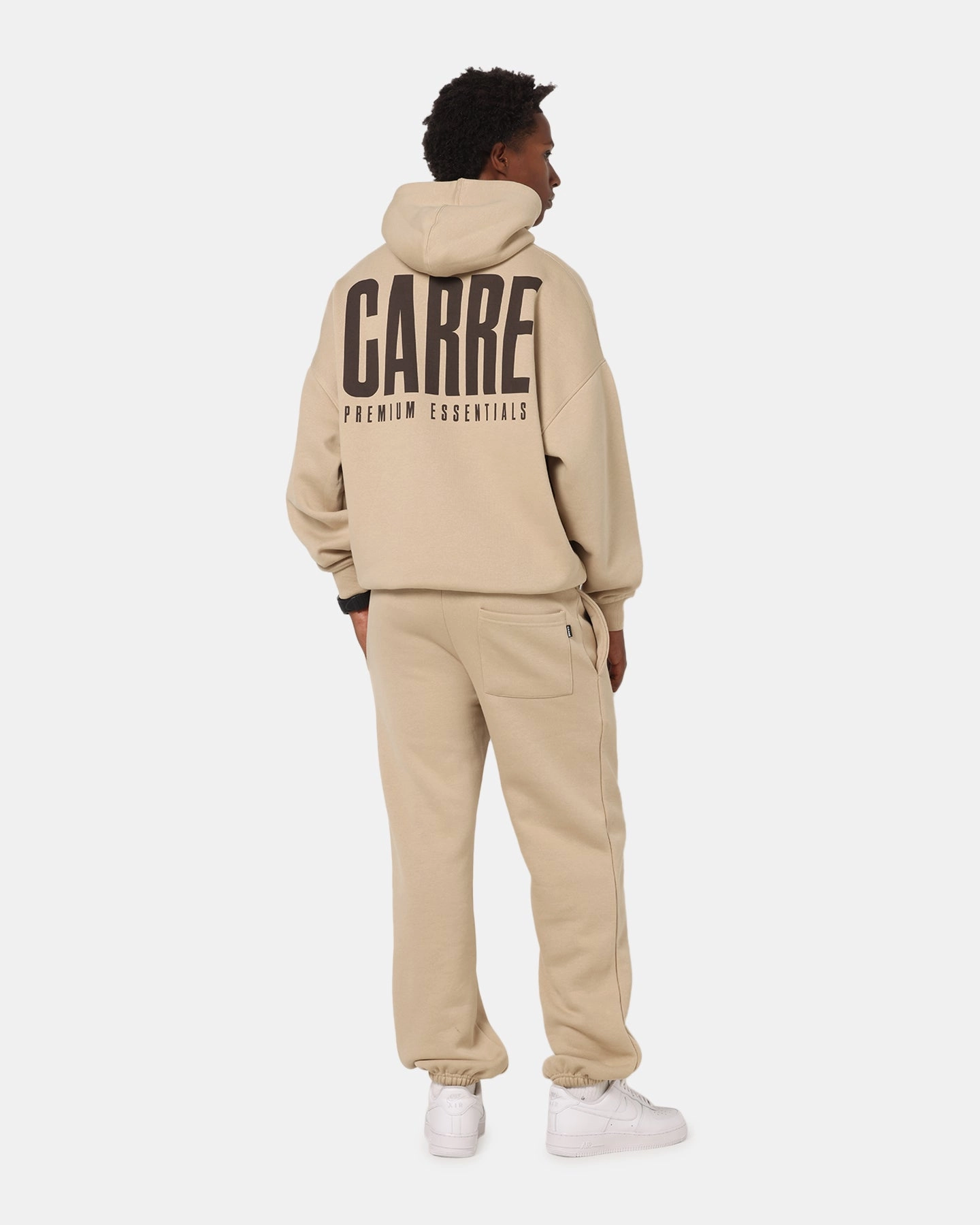 Carre Premium Essentials Hoodie Light Brown Grade
