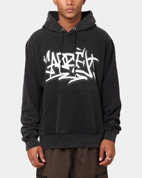vibration - resistance test passed All Season Carre Tagged Hoodie Vintage Black