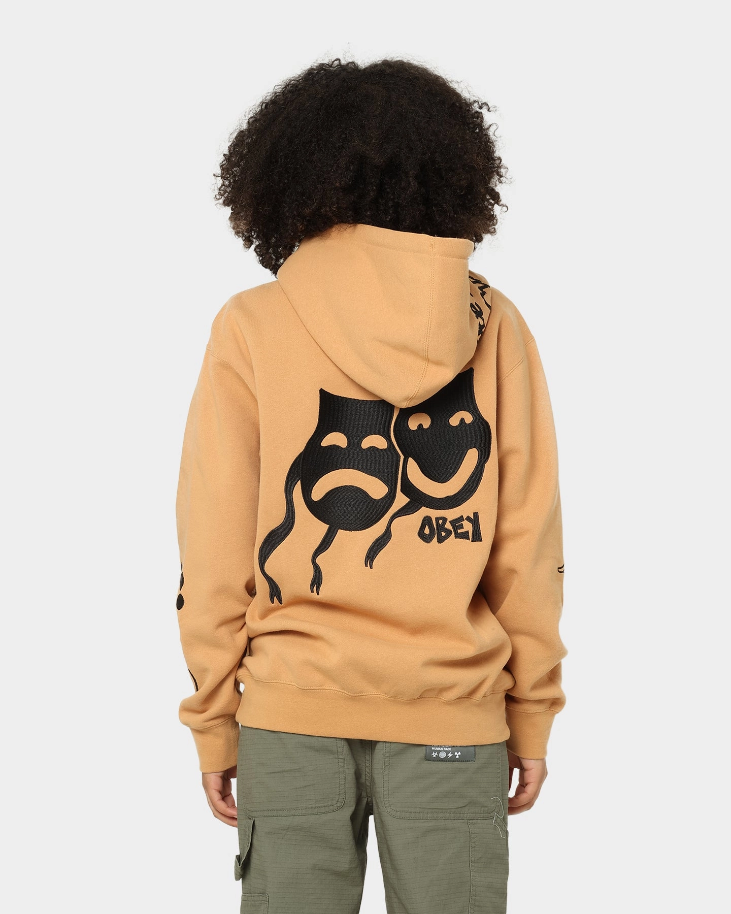Premium hiker Obey Flash Zip Hoodie Rabbit Paw