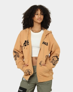 Reinforced Stress Points water - resistant Obey Flash Zip Hoodie Rabbit Paw