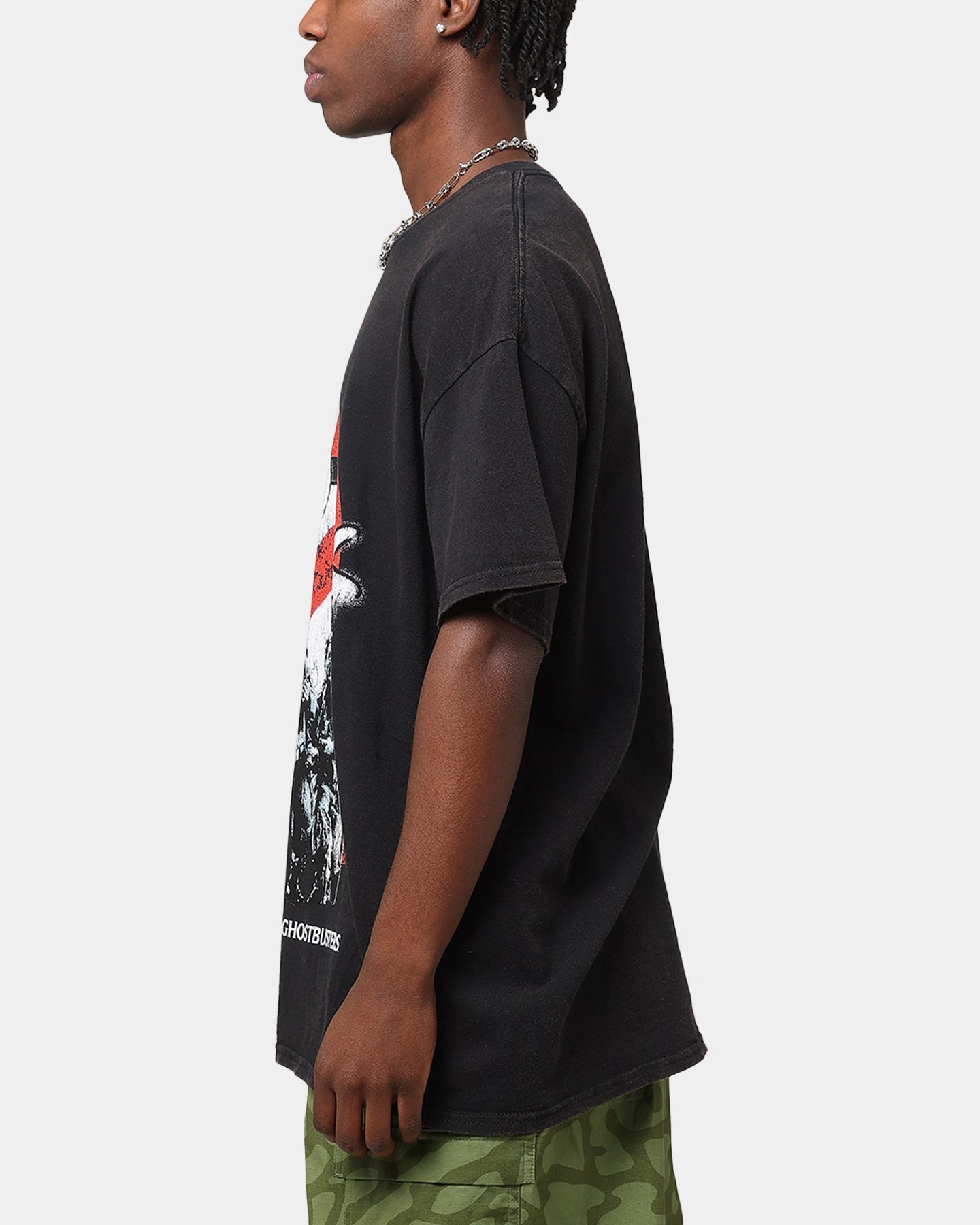 Goat Crew X Ghostbusters Vintage T-Shirt Black Wash All-Purpose Comfort
