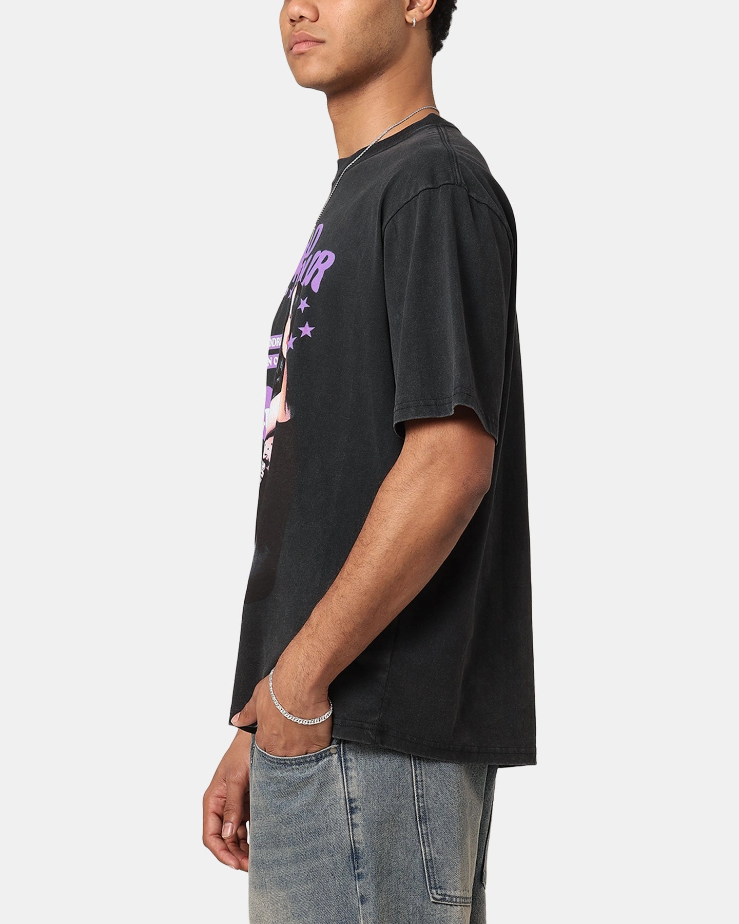 Sustainable Production Process Bravado Olivia Rodrigo Guts T-Shirt Washed Black