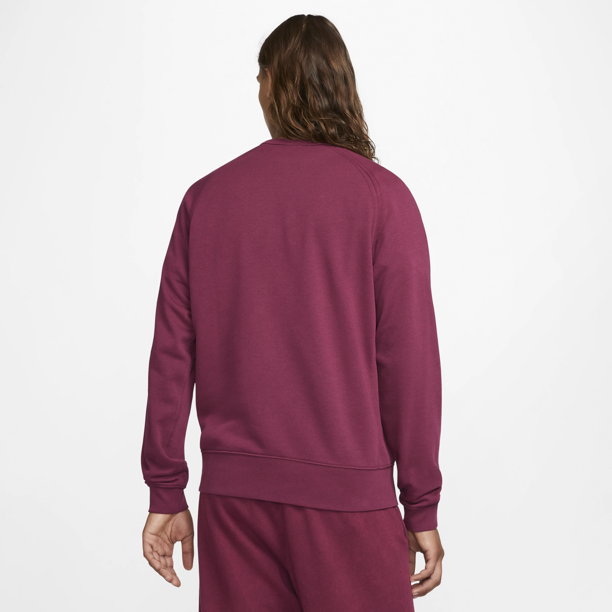 Travel Relaxed Brand Name Nike Sportswear Crew 'Dark Beetroot'