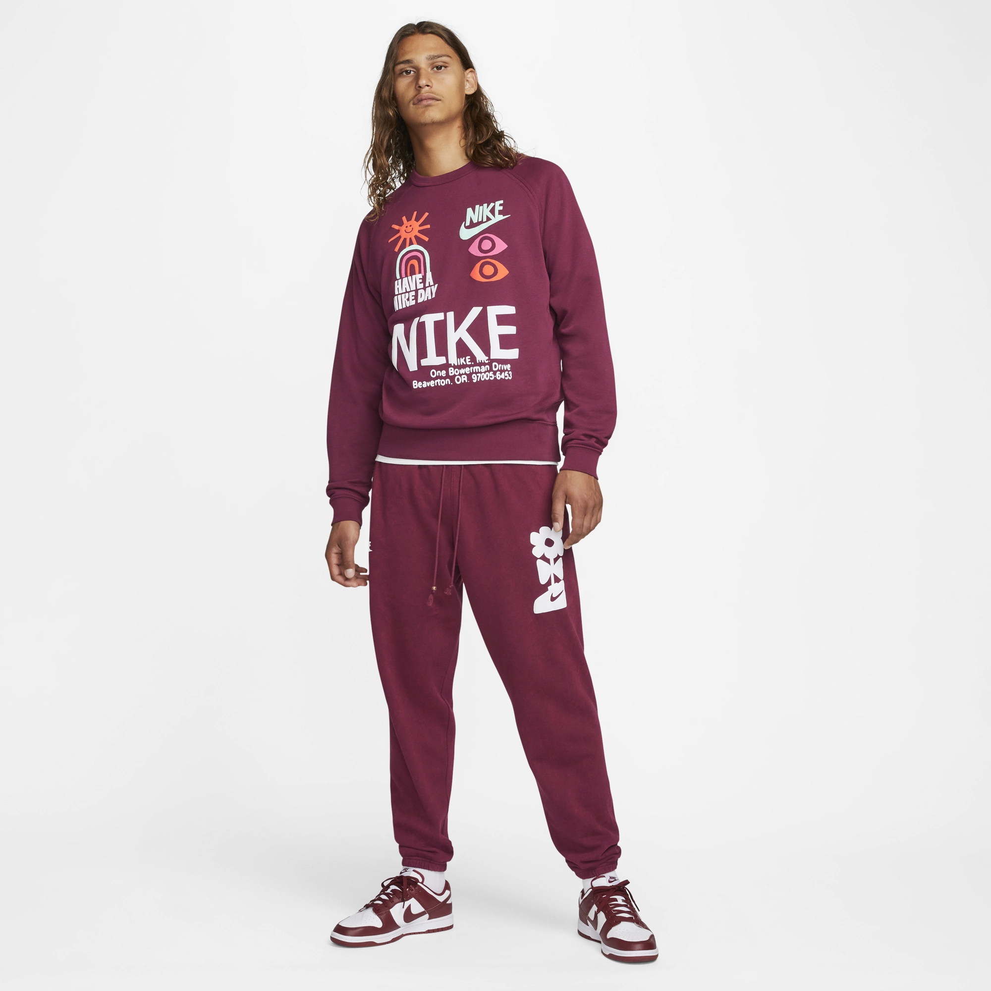 Nike Sportswear Crew 'Dark Beetroot' Street Essential