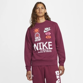 product nautical charm Nike Sportswear Crew 'Dark Beetroot'