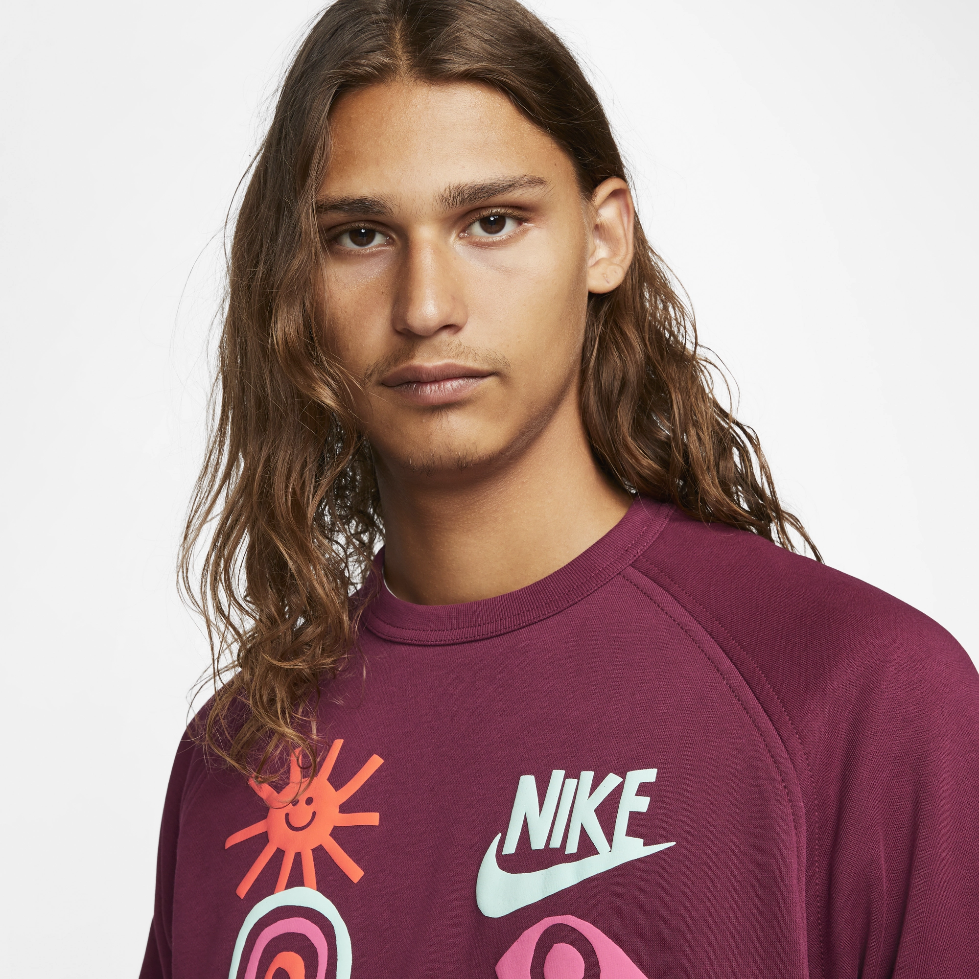 product after sales service Nike Sportswear Crew 'Dark Beetroot'