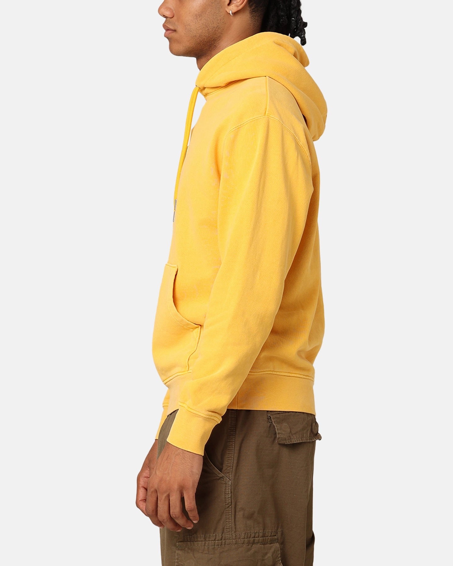 Jordan Essentials Flight Fleece Washed Pullover Hoodie Yellow Ochre Antiperspirant