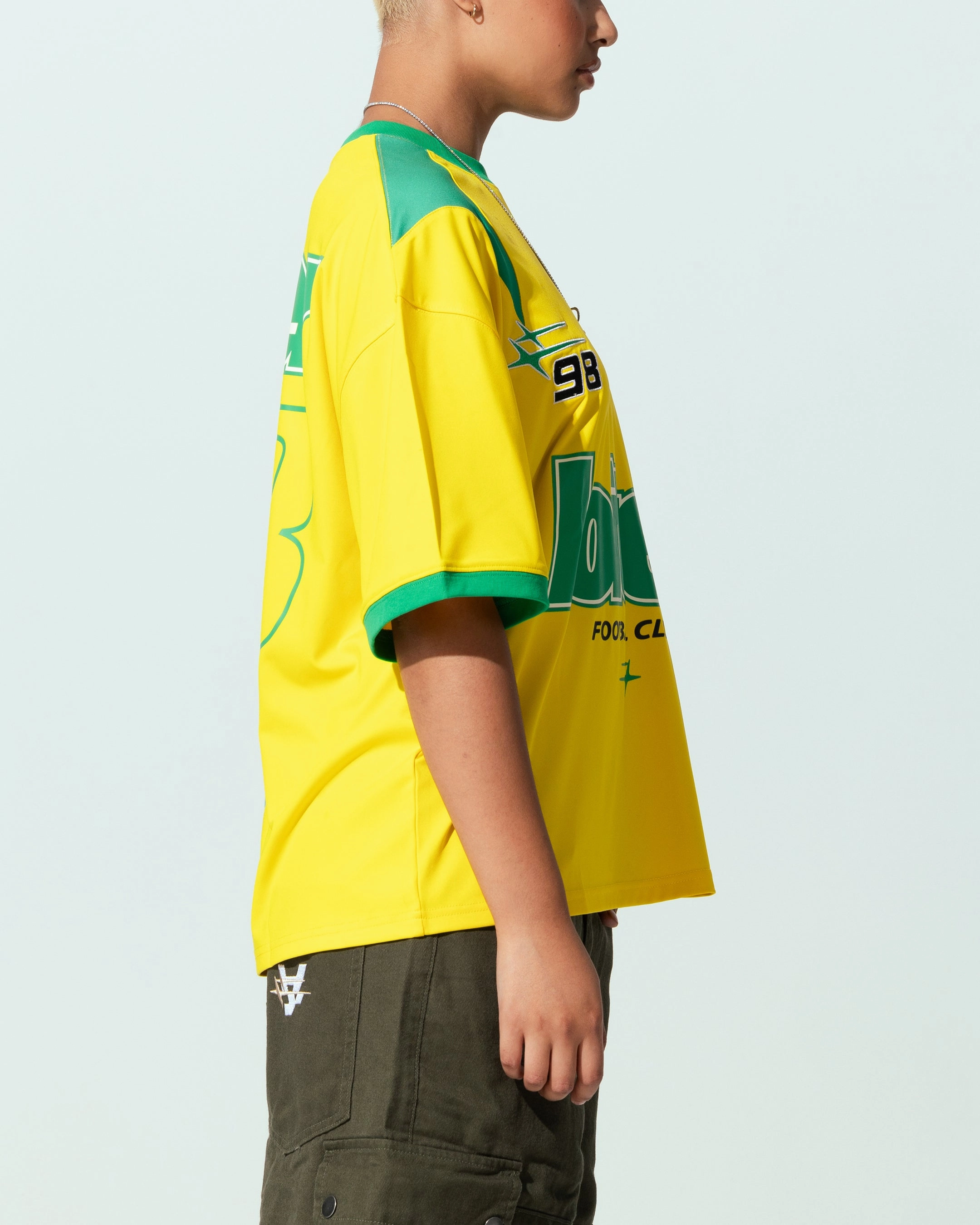 Loiter Tournament Jersey Yellow/Green Cozy Look
