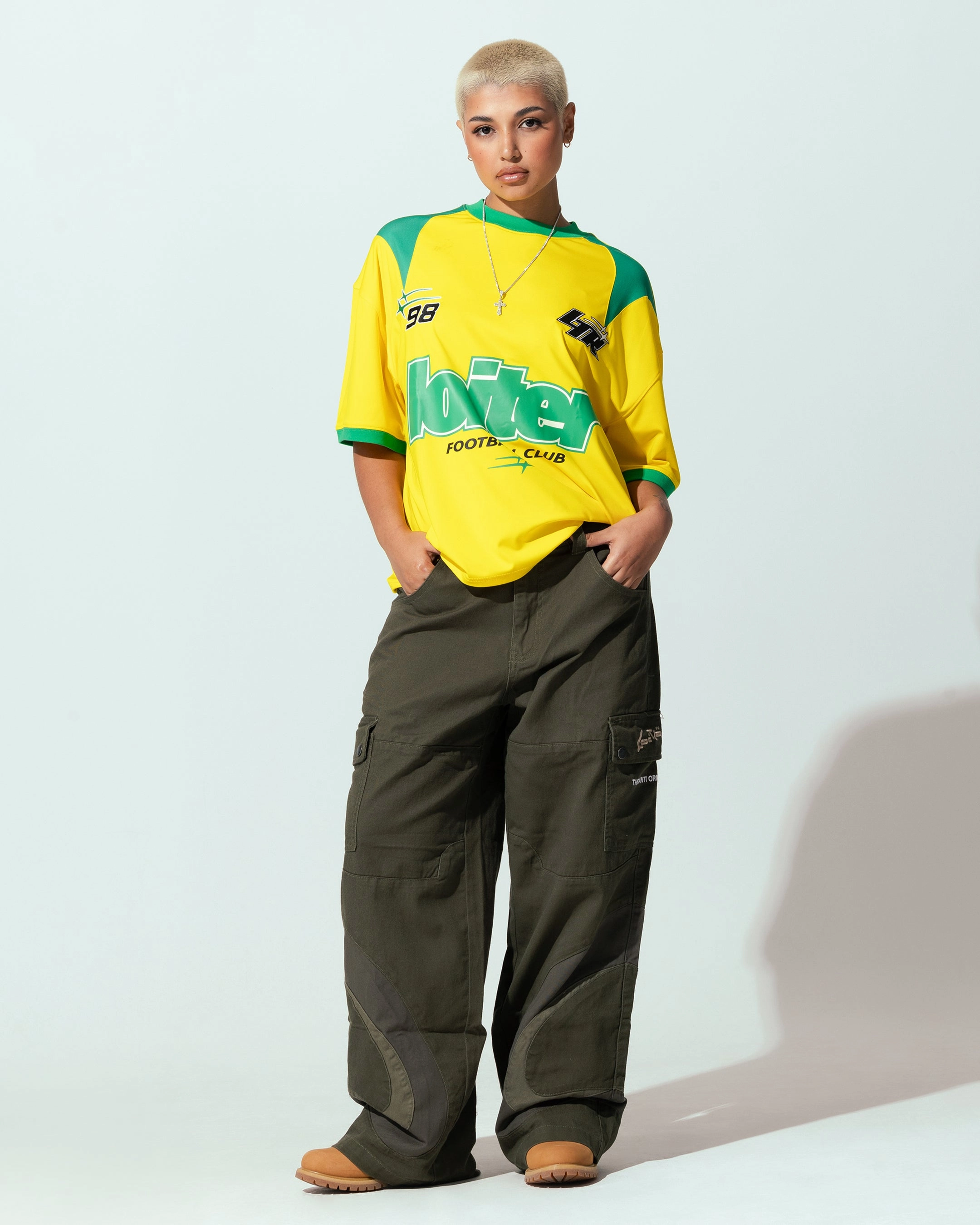 Trendy Comfort Fit Loiter Tournament Jersey Yellow/Green