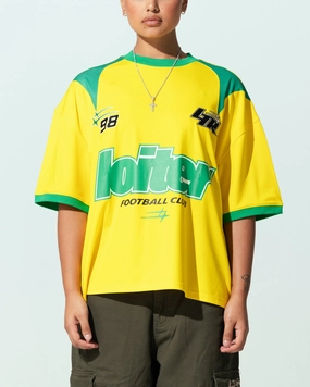 Loiter Tournament Jersey Yellow/Green Trendy Vibes