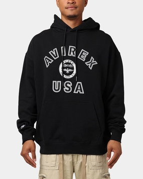Avirex Stadium Hoodie Black Program
