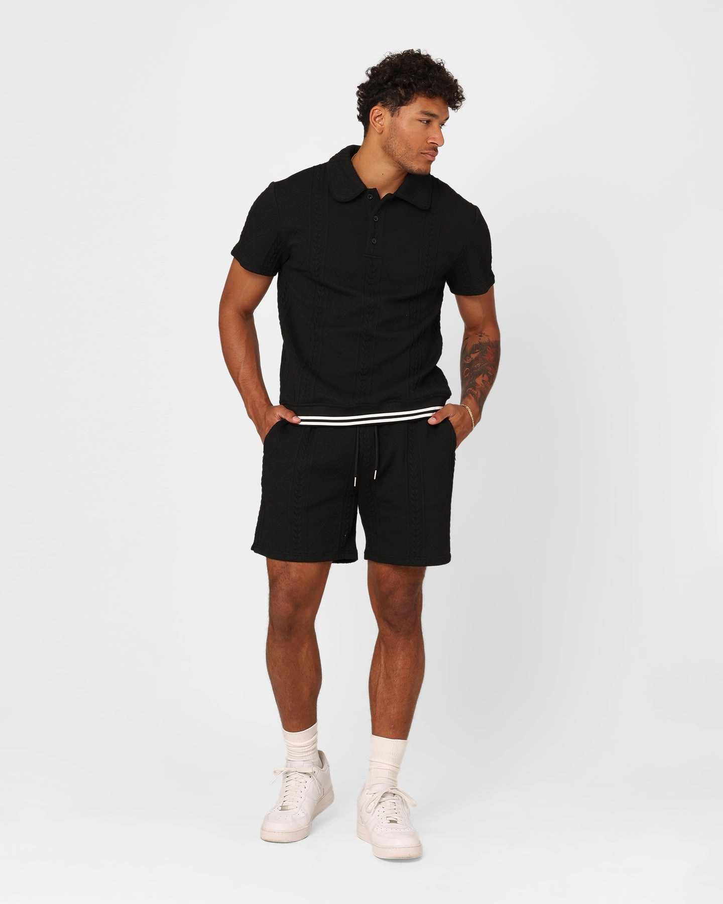 Value for Money Active Fit XXIII Danny Knit Shorts Black