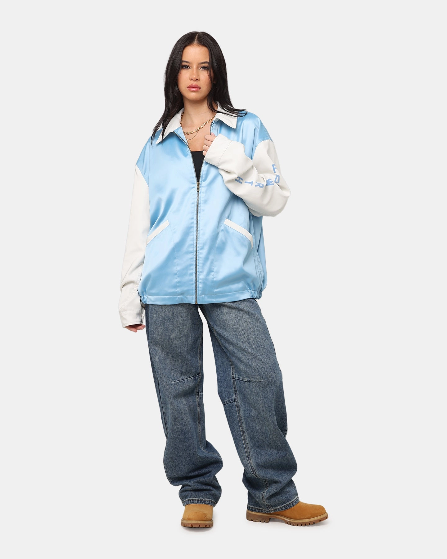 Champion 50's Team Captain Jacket Pale Blue Warm