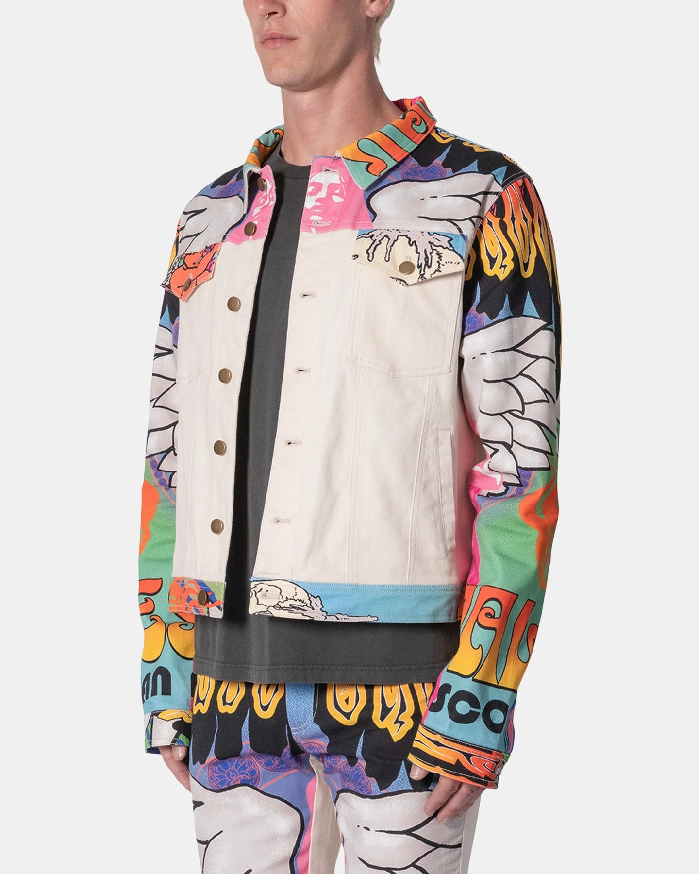 Likelihood MNML Festival Trucker Jacket Multi