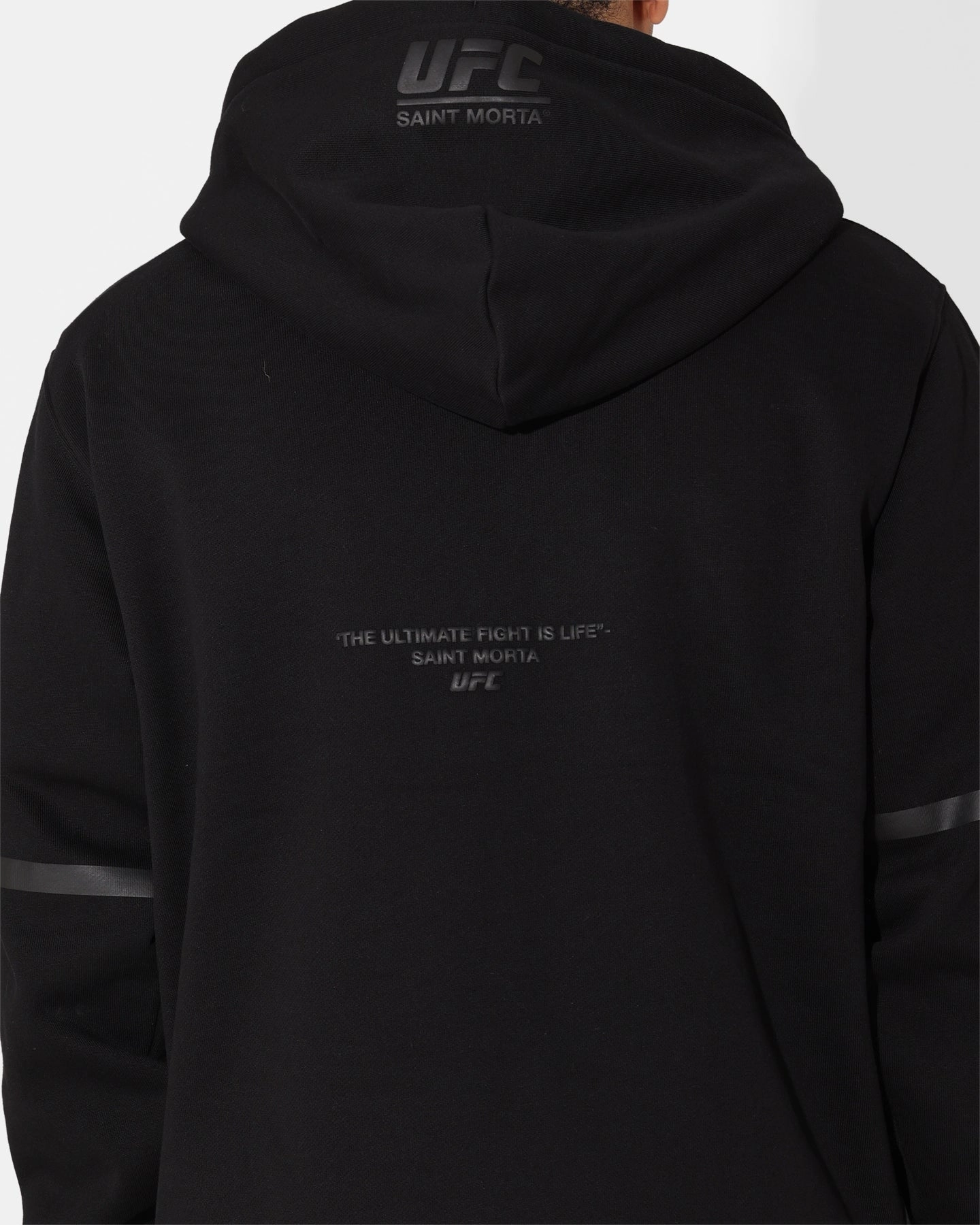 Saint Morta X UFC Championship Hoodie Black/Grey Forgiveness