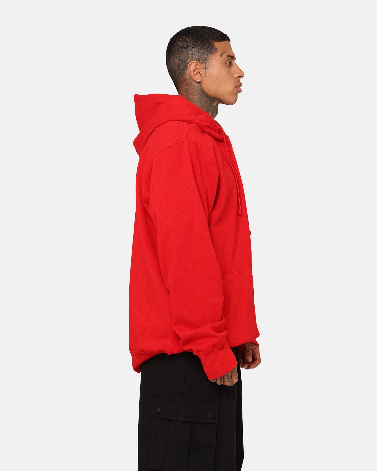 Support Crooks & Castles Crooks Blank Hoodie Red