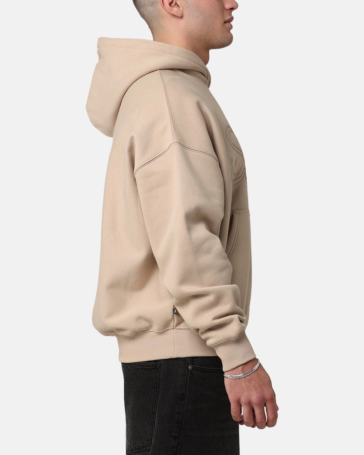 Heat Regulating Technology detachable sleeves Saint Morta Scribere Premium Hoodie Stone